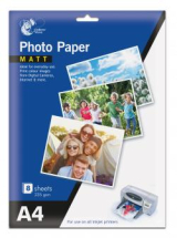 Photo Paper A4 Matt 12 Sheets